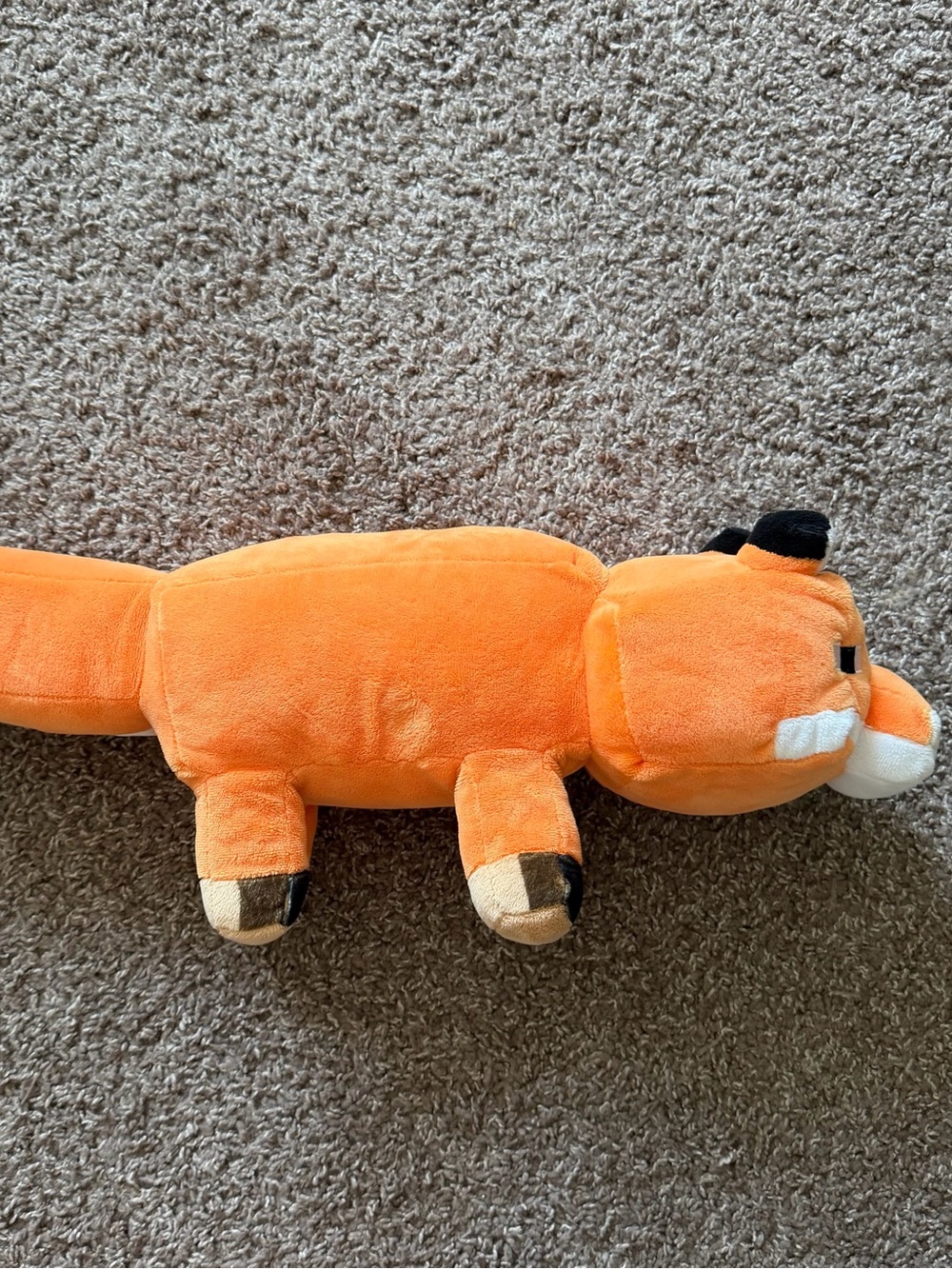 Mattel Minecraft Fox Plush Stuffed Animal 21” Mojang